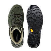 Men's LOWA RENEGADE EVO LL MID hiking boot in OLIVE/MUSTARD for hiking. SKU 3119707898