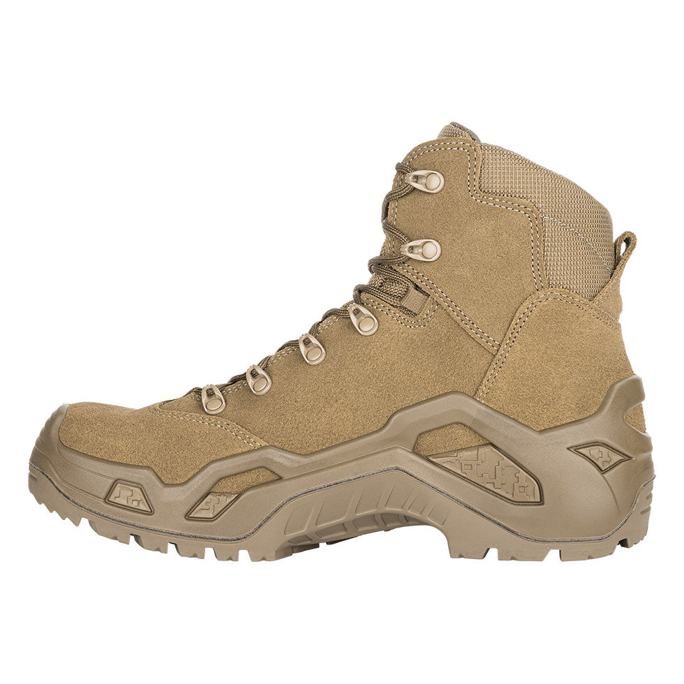 Women's LOWA Z-6S GTX WS C tactical boot in COYOTE OP with GORE-TEX waterproof protection for tactical and duty use. SKU 3206880731