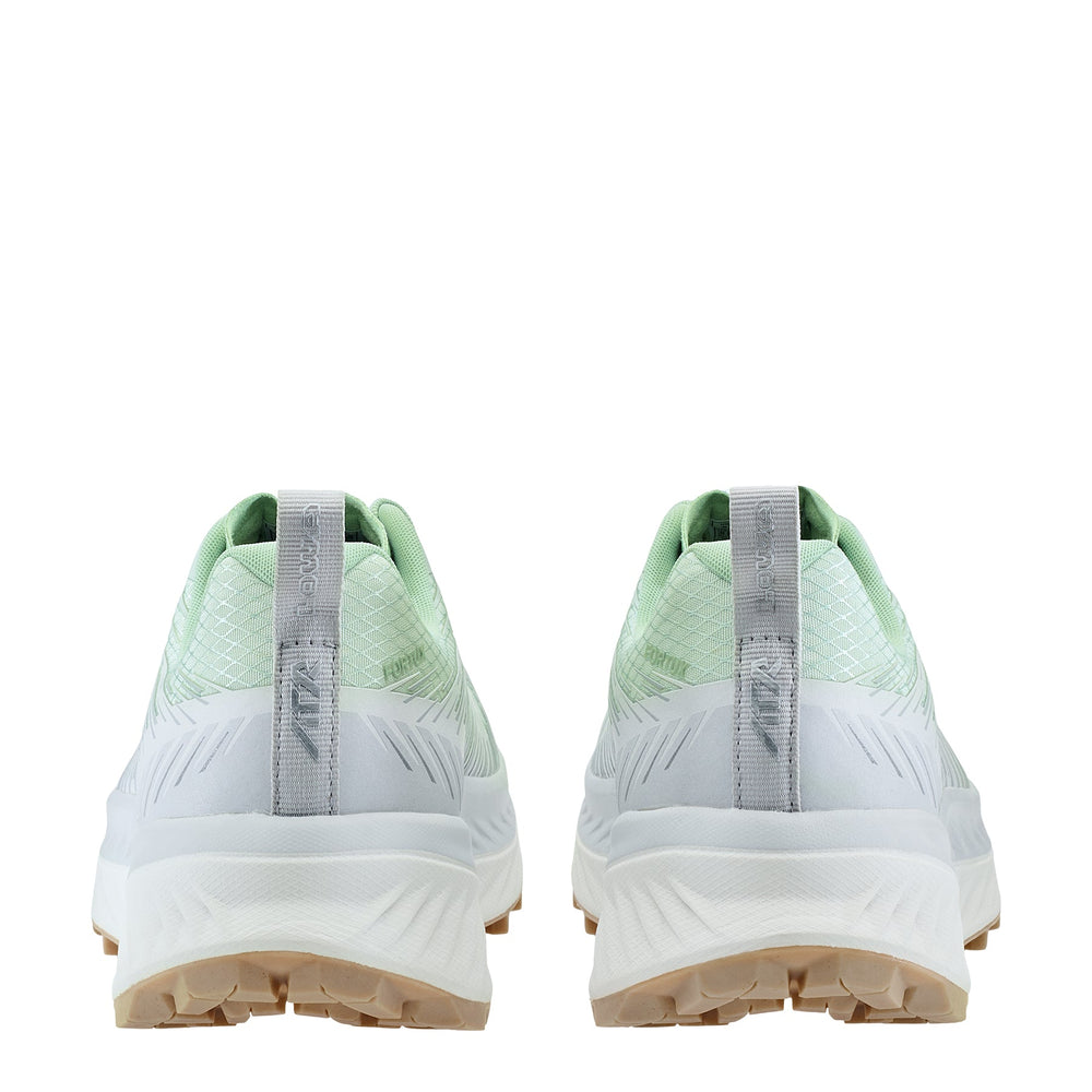 Women's LOWA FORTUX WS trail running shoe in MILKY GREEN/WHITE for trail running and tactical and duty use. SKU 3206937201