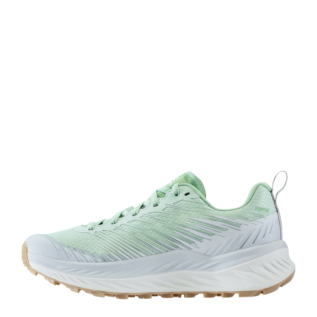 Women's LOWA FORTUX WS trail running shoe in MILKY GREEN/WHITE for trail running and tactical and duty use. SKU 3206937201