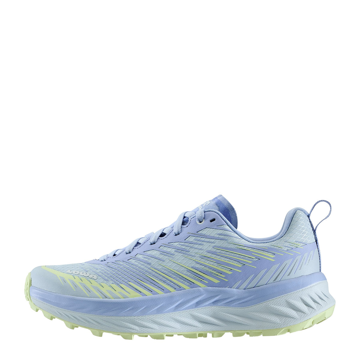 Women's LOWA FORTUX WS trail running shoe in MISTY BLUE/MINT for trail running and tactical and duty use. SKU 3206939590