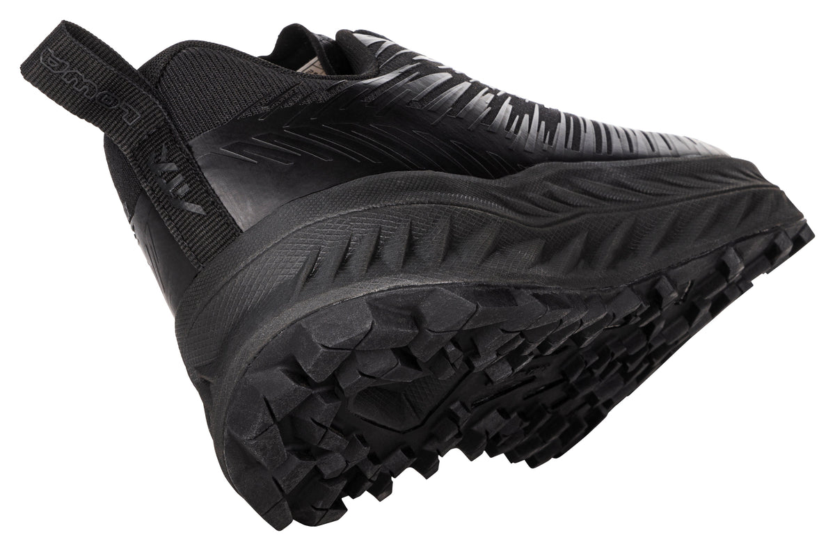 Women's LOWA FORTUX WS trail running shoe in BLACK/BLACK for trail running and tactical and duty use. SKU 3206939999