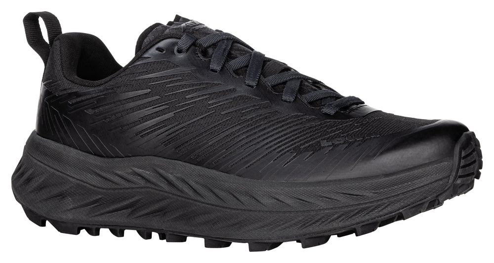 Women's LOWA FORTUX WS trail running shoe in BLACK/BLACK for trail running and tactical and duty use. SKU 3206939999