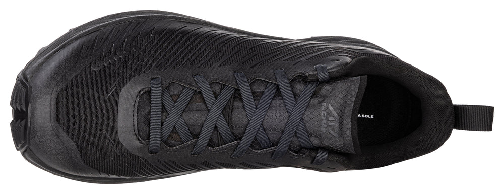 Women's LOWA FORTUX WS trail running shoe in BLACK/BLACK for trail running and tactical and duty use. SKU 3206939999