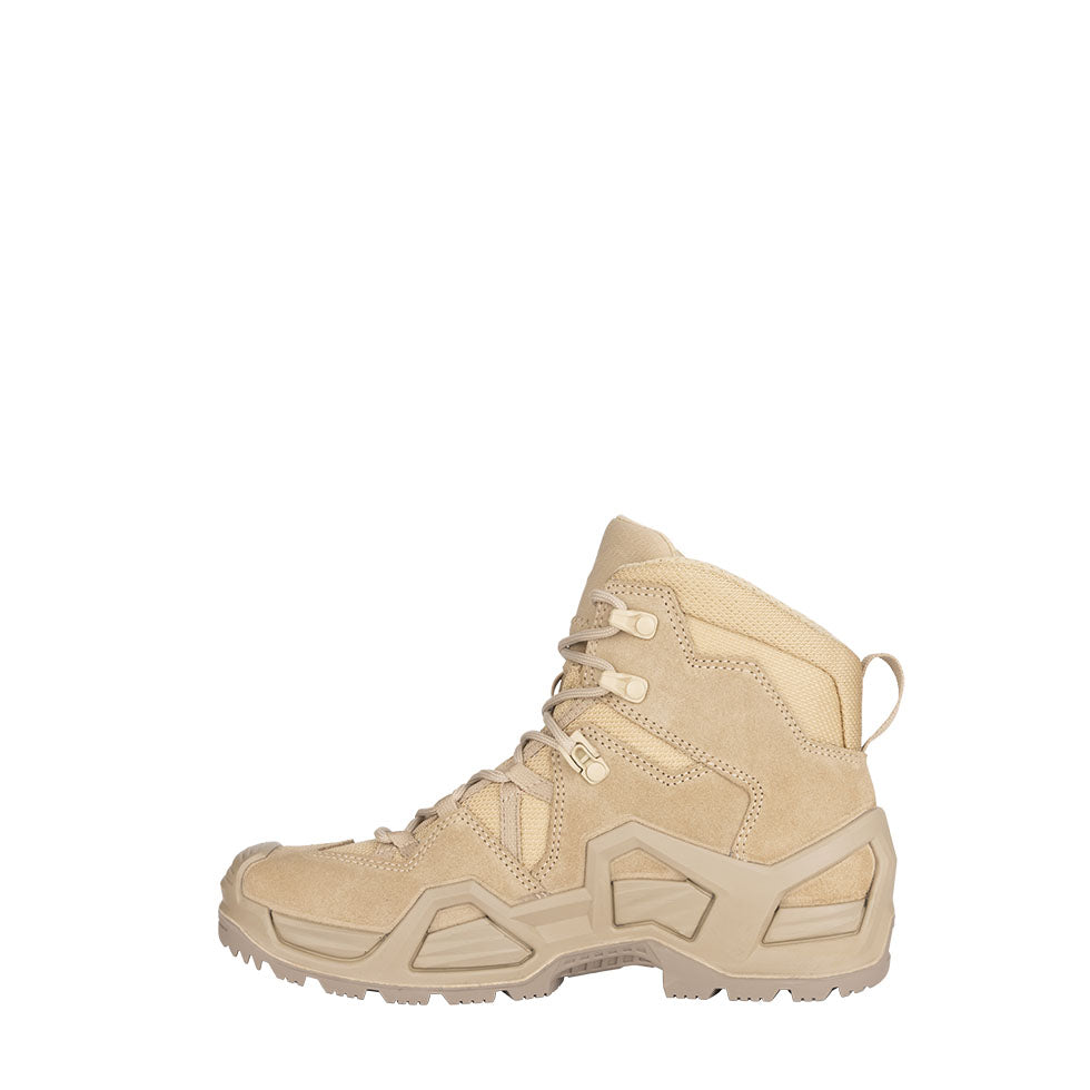 Women's LOWA ZEPHYR MK2 MID WS tactical boot in DESERT for tactical and duty use. SKU 3208560410