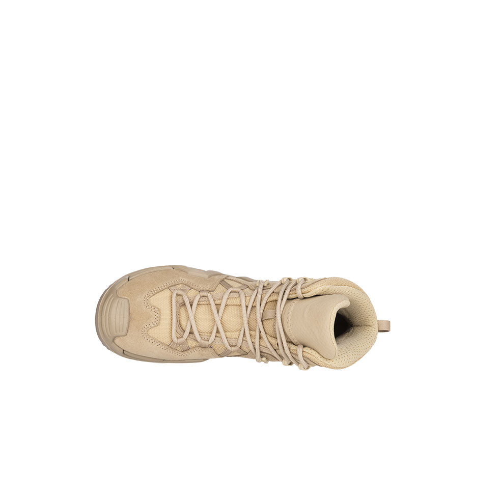 Women's LOWA ZEPHYR MK2 MID WS tactical boot in DESERT for tactical and duty use. SKU 3208560410