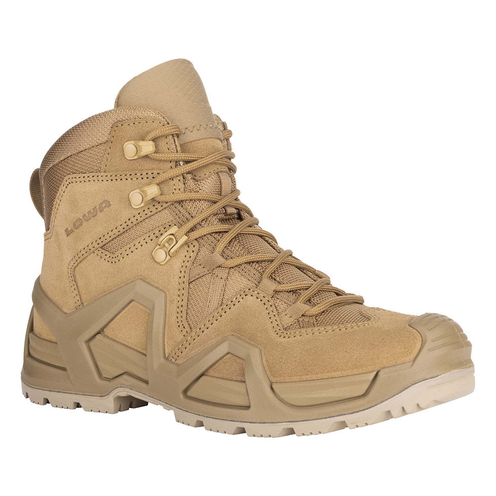 Women's LOWA ZEPHYR MK2 MID WS tactical boot in COYOTE OP for tactical and duty use. SKU 3208560731