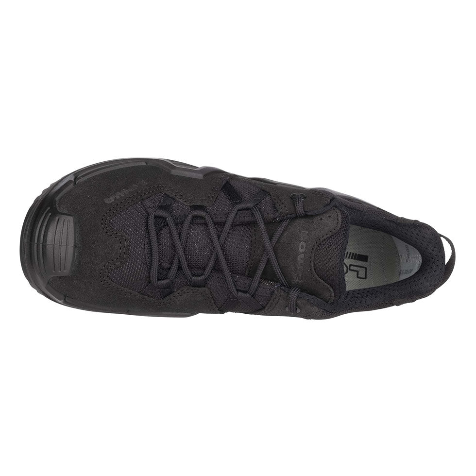 Women's LOWA ZEPHYR MK2 GTX LO WS tactical shoe in BLACK with GORE-TEX waterproof protection for tactical and duty use. SKU 3208900999