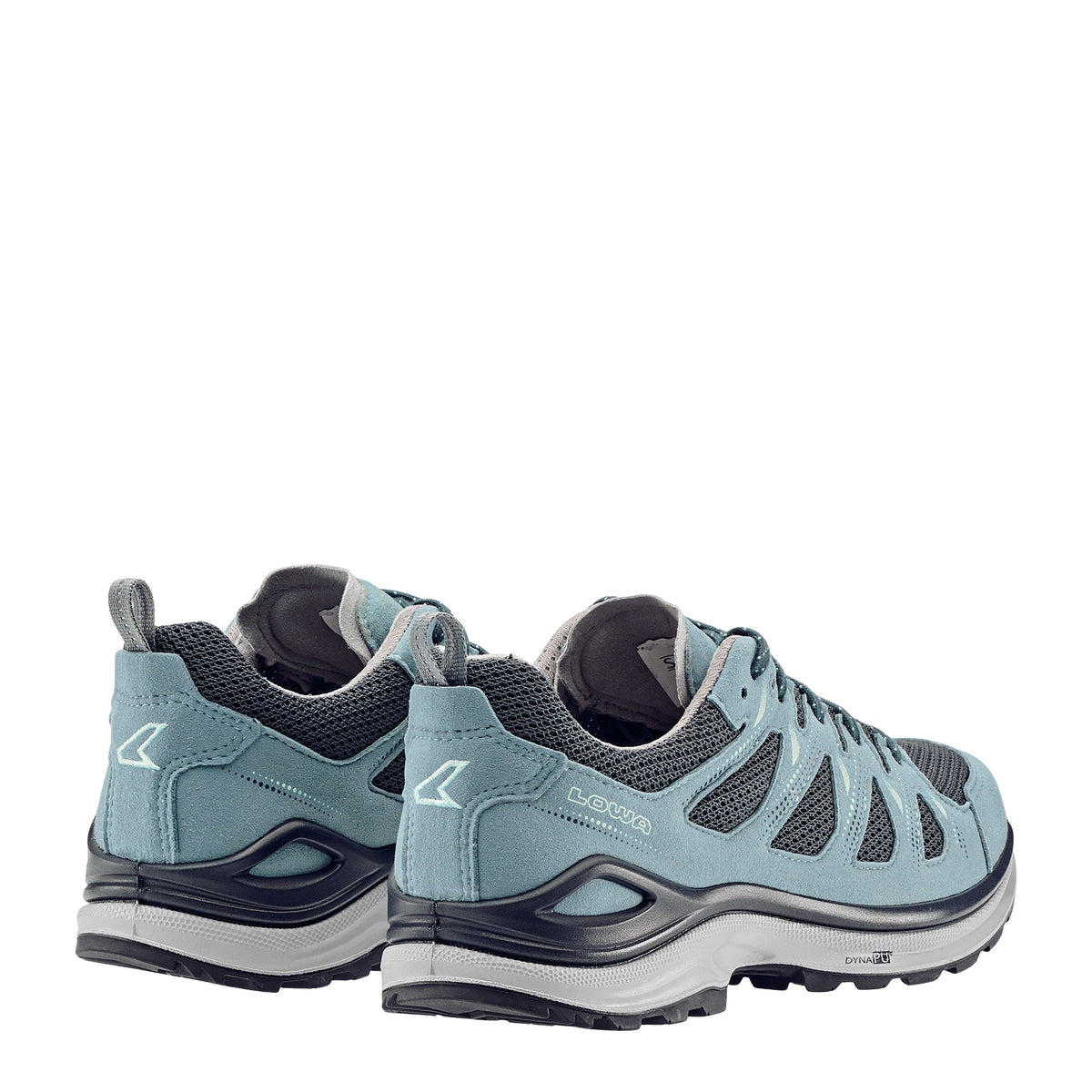 Women's LOWA INNOX EVO II LO WS hiking shoe in SMOKE BLUE/SLATE BLUE for hiking. SKU 3214206663
