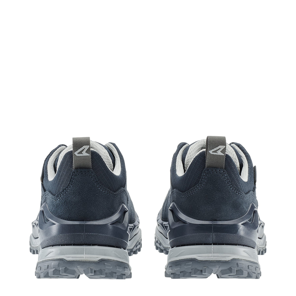 Women's LOWA INNOVO GTX LO WS hiking shoe in NAVY/ARCTIC with GORE-TEX waterproof protection for hiking. SKU 3215506967