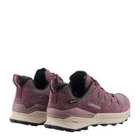 LOWA TETONIX LO WS women's hiking shoe in brown rose/panna, back profile