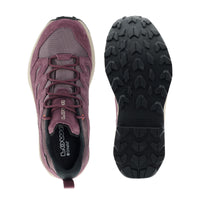 LOWA TETONIX LO WS women's hiking shoe in brown rose/panna, top-outsole profile
