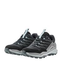 Women's LOWA MADDOX PRO GTX LO WS hiking shoe in BLACK/GREY with GORE-TEX waterproof protection for hiking. SKU 3216309930, 3216319930