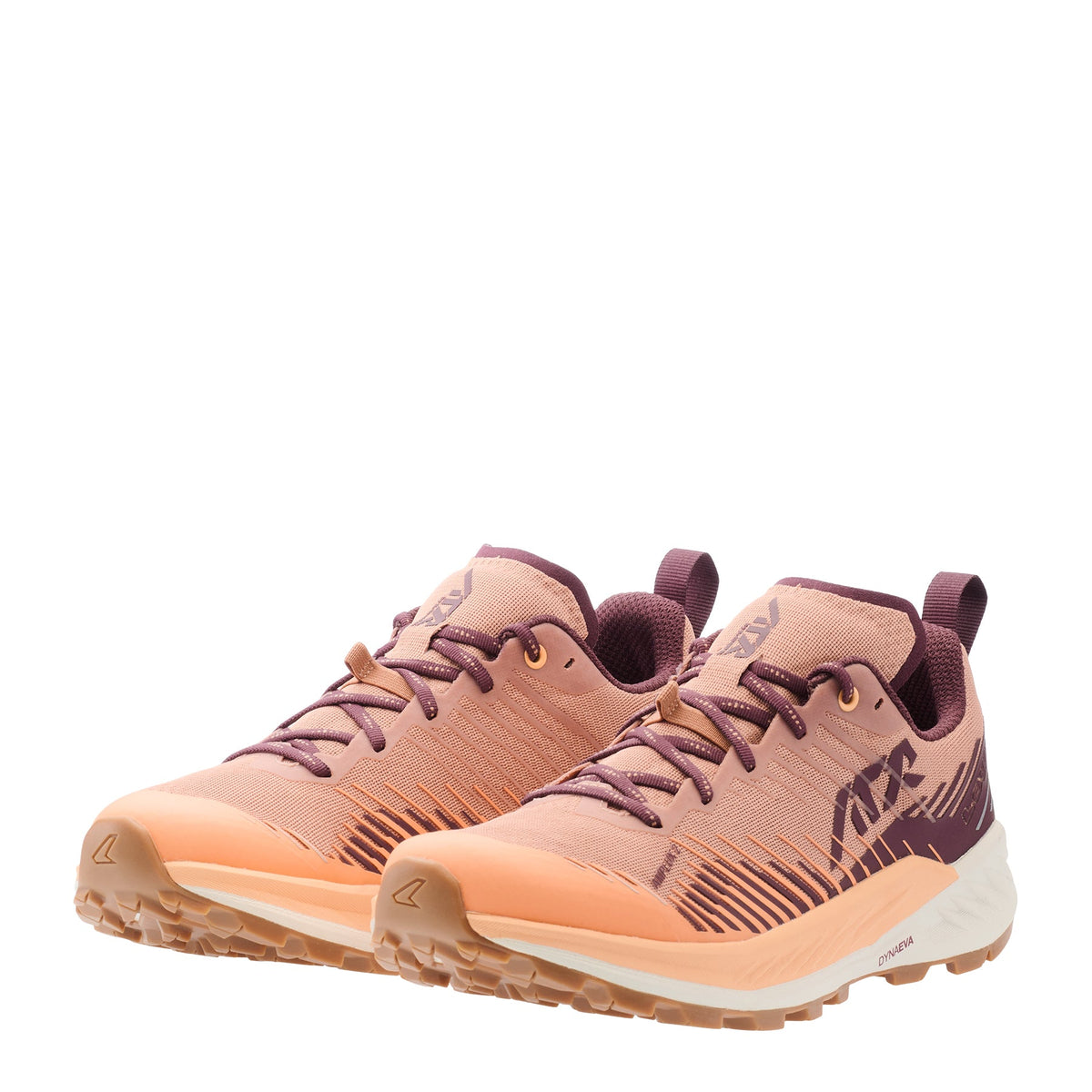 Women's LOWA AMPLUX 2 WS trail running shoe in BURGUNDY/CLAY for trail running. SKU 3216803708