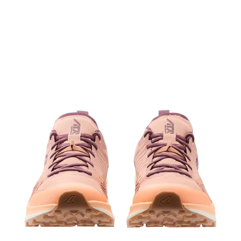 Women's LOWA AMPLUX 2 WS trail running shoe in BURGUNDY/CLAY for trail running. SKU 3216803708
