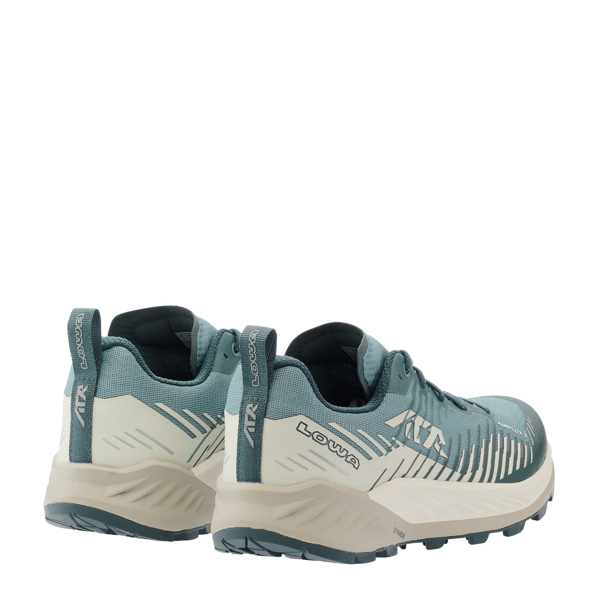 Women's LOWA AMPLUX 2 WS trail running shoe in SMOKE BLUE/SLATE BLUE for trail running. SKU 3216806663