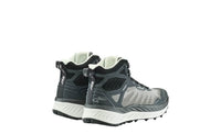 Women's LOWA FORTUX GTX QC WS trail running shoe in BLACK/WHITE with GORE-TEX waterproof protection for trail running and hiking. SKU 3218229990