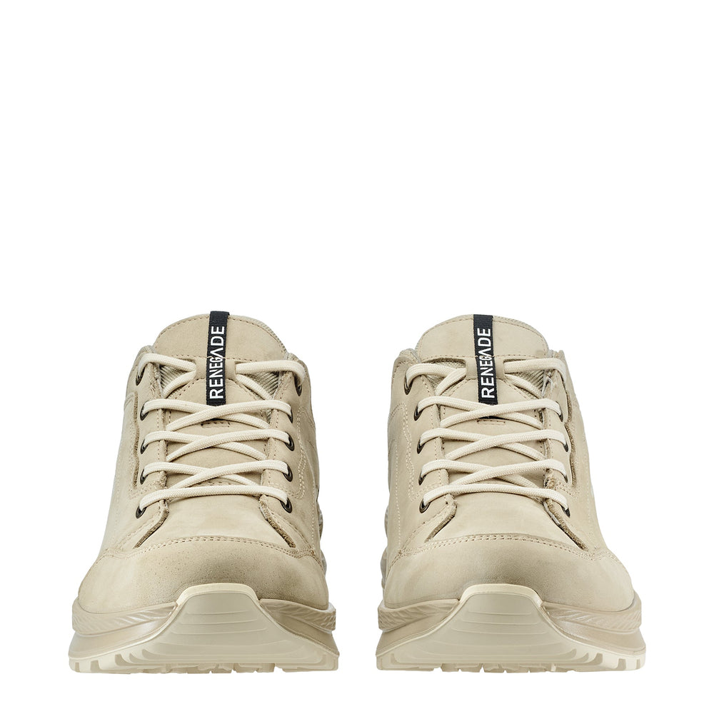 Women's LOWA RENEGADE EVO GTX LO WS hiking shoe in CHAMPAGNE/PANNA with GORE-TEX waterproof protection for hiking. SKU 3218674229