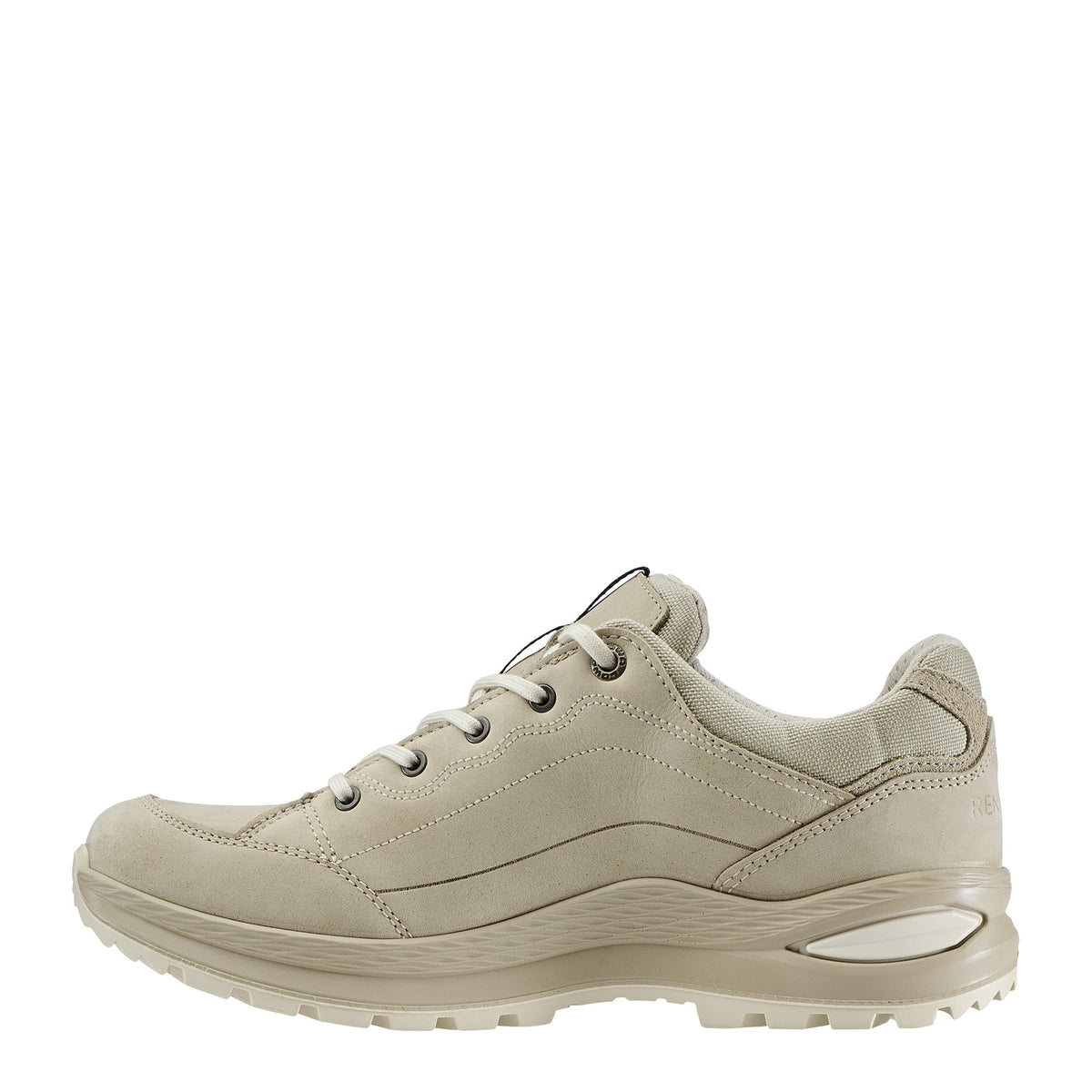 Women's LOWA RENEGADE EVO GTX LO WS hiking shoe in CHAMPAGNE/PANNA with GORE-TEX waterproof protection for hiking. SKU 3218674229