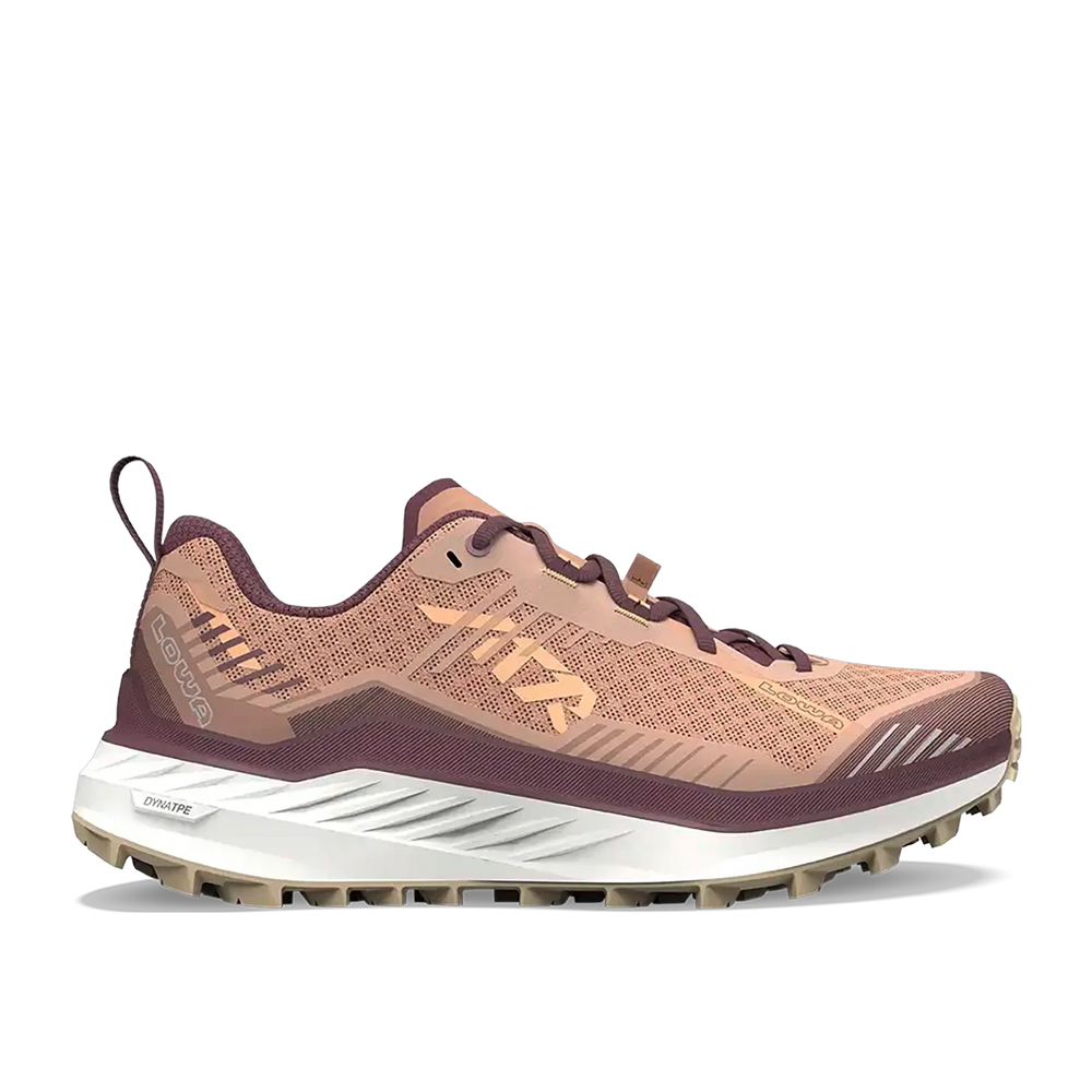 Women's LOWA SKYTERRA WS trail running shoe in BURGUNDY/CLAY for trail running. SKU 3218703708
