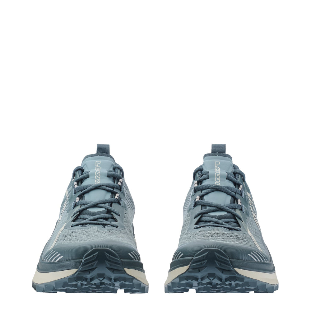 Women's LOWA SKYTERRA WS trail running shoe in SMOKE BLUE/SLATE BLUE for trail running. SKU 3218706663