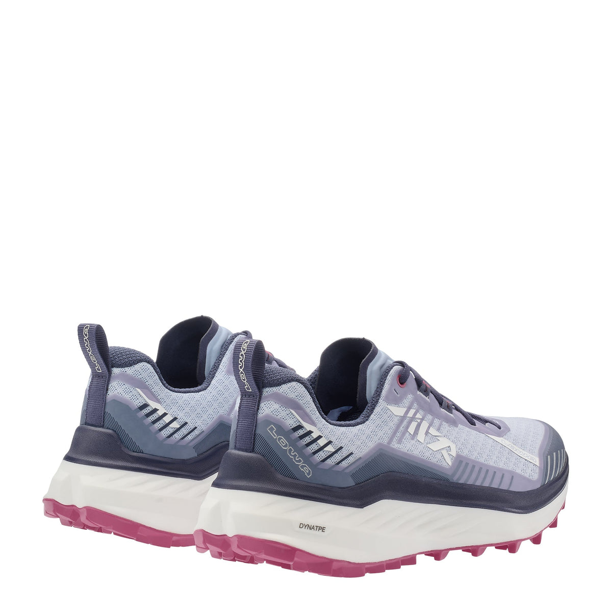 Women's LOWA SKYTERRA WS trail running shoe in LILAC/PLUM for trail running. SKU 3218707259