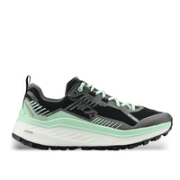 LOWA SKYTERRA WS women's trail running shoe in black/jade, side profile