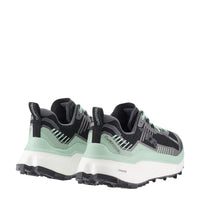 LOWA SKYTERRA WS women's trail running shoe in black/jade, back profile
