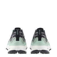 LOWA SKYTERRA WS women's trail running shoe in black/jade, heel profile