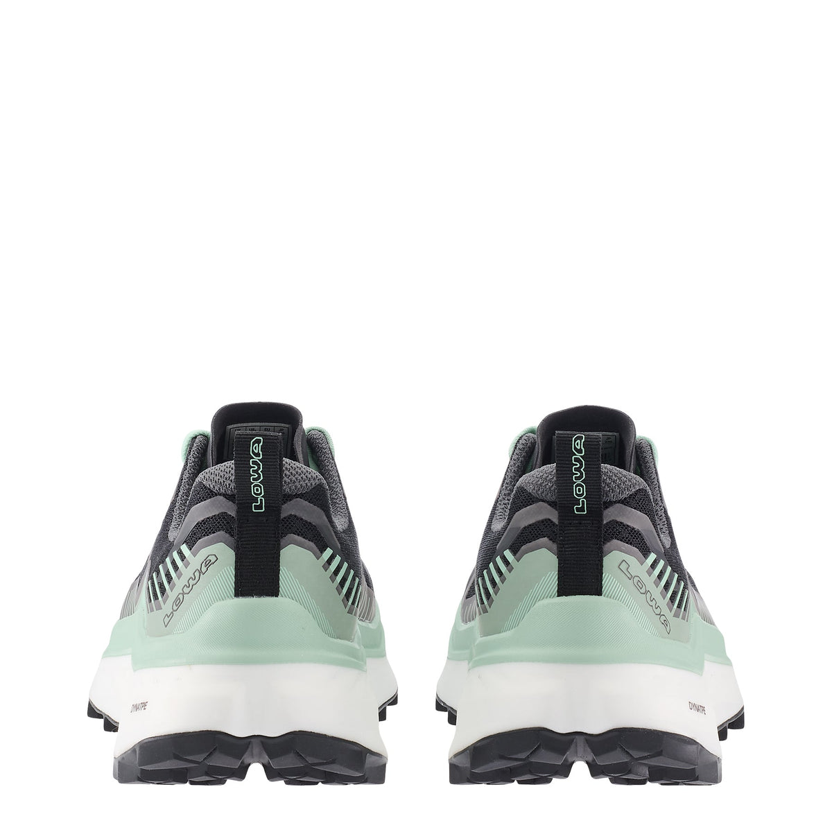 Women's LOWA SKYTERRA WS trail running shoe in BLACK/JADE for trail running. SKU 3218709910