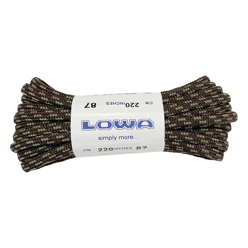 LOWA BOOT LACES in ANTIQUE BROWN. SKU 8305760492, 8305790492
