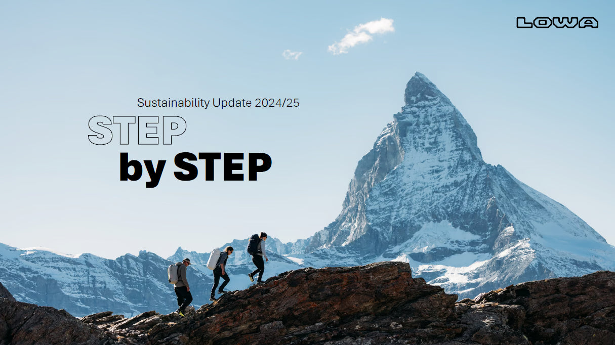 Cover of the LOWA Sustainability Update 2024/25