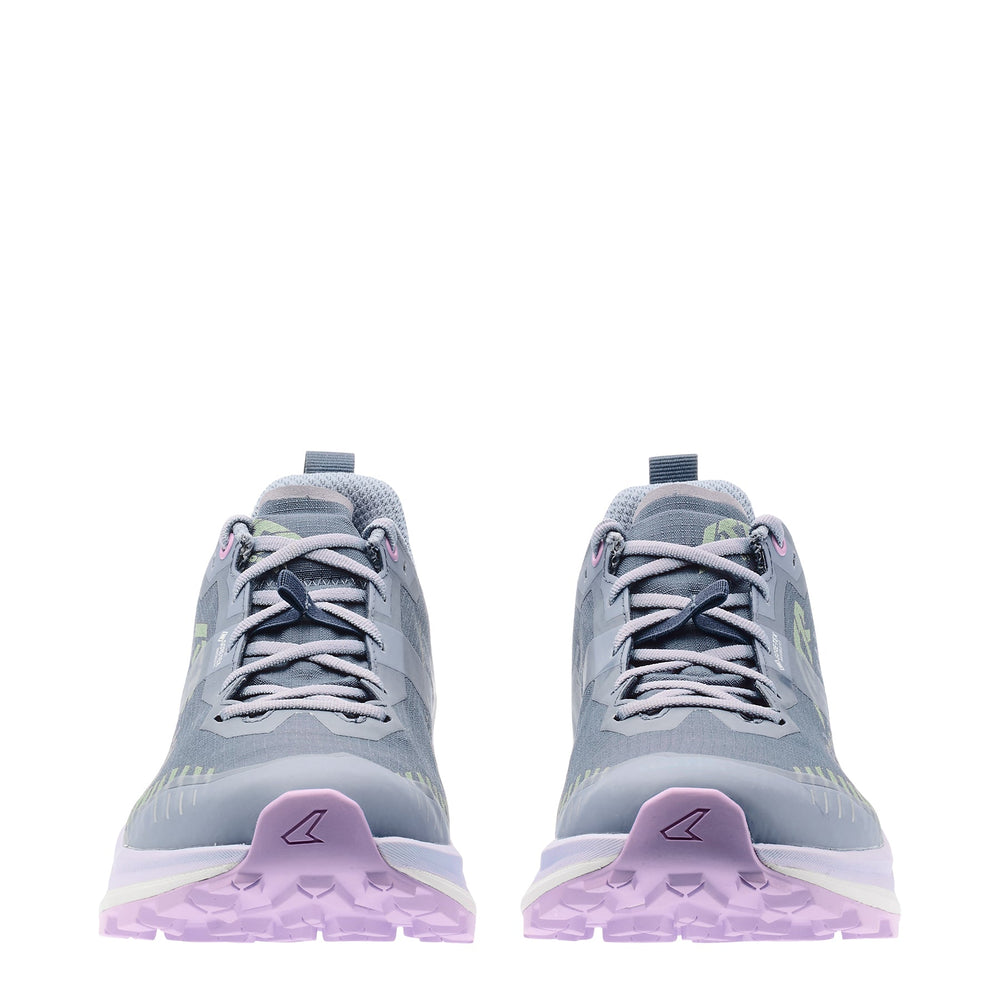 Women's LOWA AMPLUX 2 GTX WS trail running shoe in LILAC/PLUM with GORE-TEX waterproof protection for trail running. SKU 3216857259