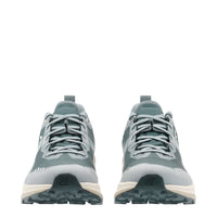 Women's LOWA AMPLUX 2 GTX WS trail running shoe in SMOKE BLUE/SLATE BLUE with GORE-TEX waterproof protection for trail running. SKU 3216856663