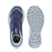 Women's LOWA AMPLUX 2 WS trail running shoe in PLUM/HEATHER for trail running. SKU 3216805539
