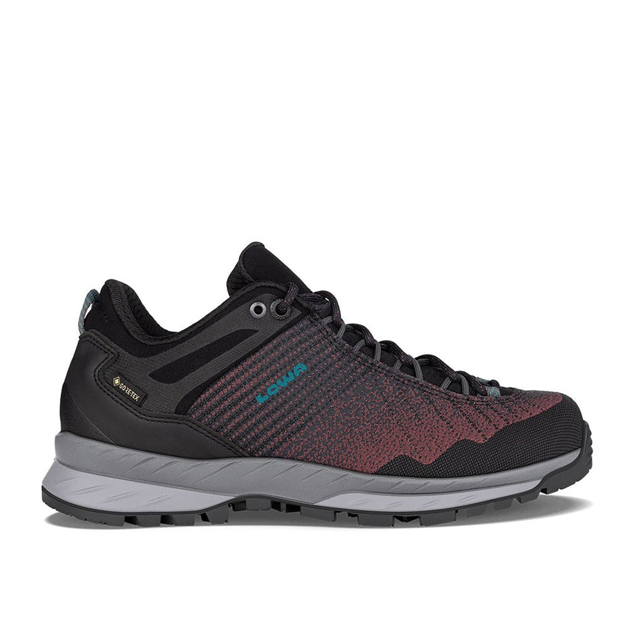 CAREZZA GTX LO WS - BLACK/BROWN ROSE