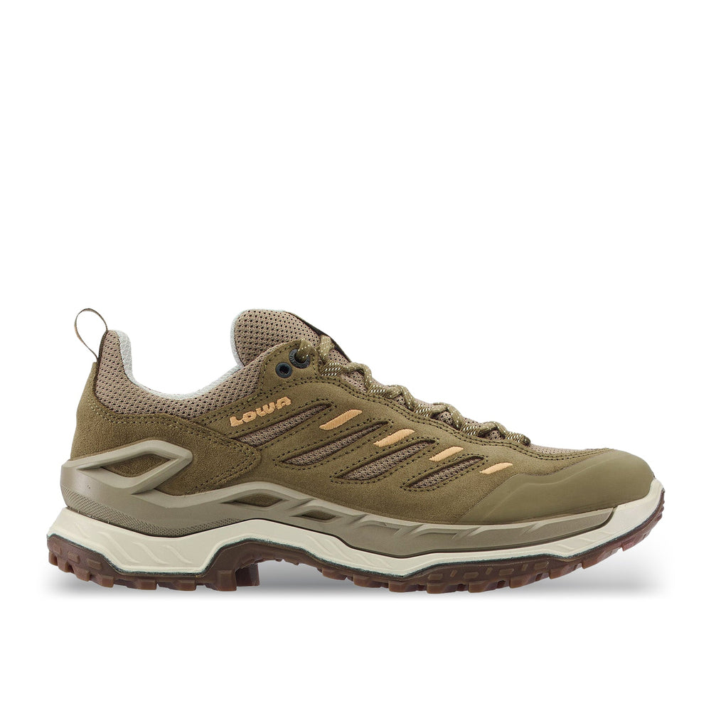 Women's LOWA INNOVO LO WS hiking shoe in DESERT/PEACH for hiking. SKU 3215604927