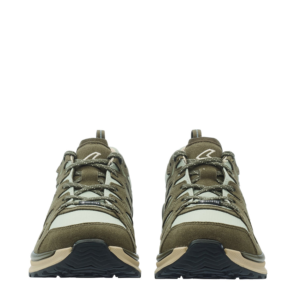 Women's LOWA INNOX EVO II GTX WS hiking boot in OLIVE/SAGE with GORE-TEX waterproof protection for hiking. SKU 3214177835