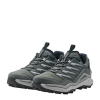 Men's LOWA MADDOX PRO GTX LO hiking shoe in GREY/GREY with GORE-TEX waterproof protection for hiking. SKU 3116309030