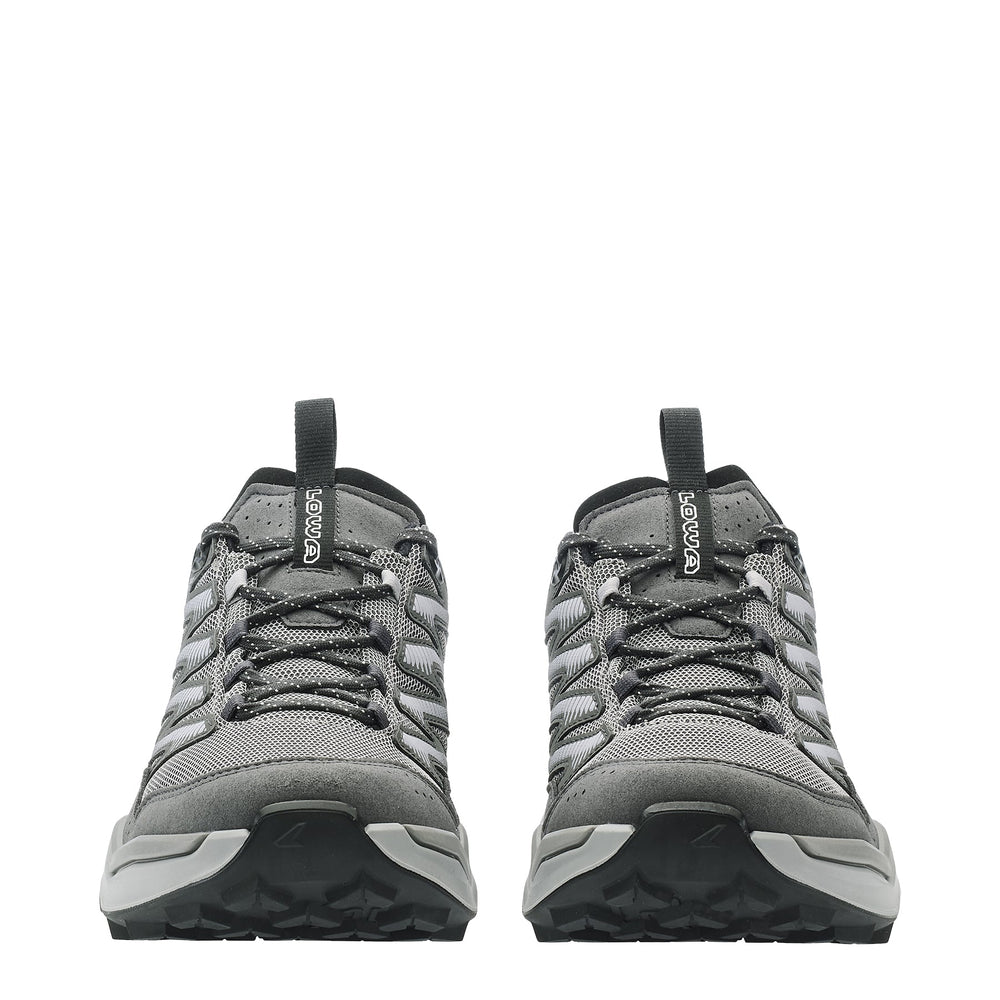 Men's LOWA MADDOX PRO LO hiking shoe in GREY/GREY for hiking. SKU 3116409030