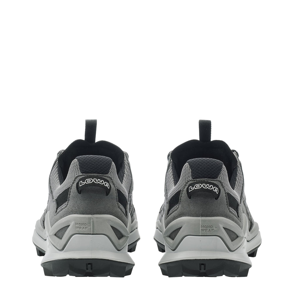 Men's LOWA MADDOX PRO LO hiking shoe in GREY/GREY for hiking. SKU 3116409030