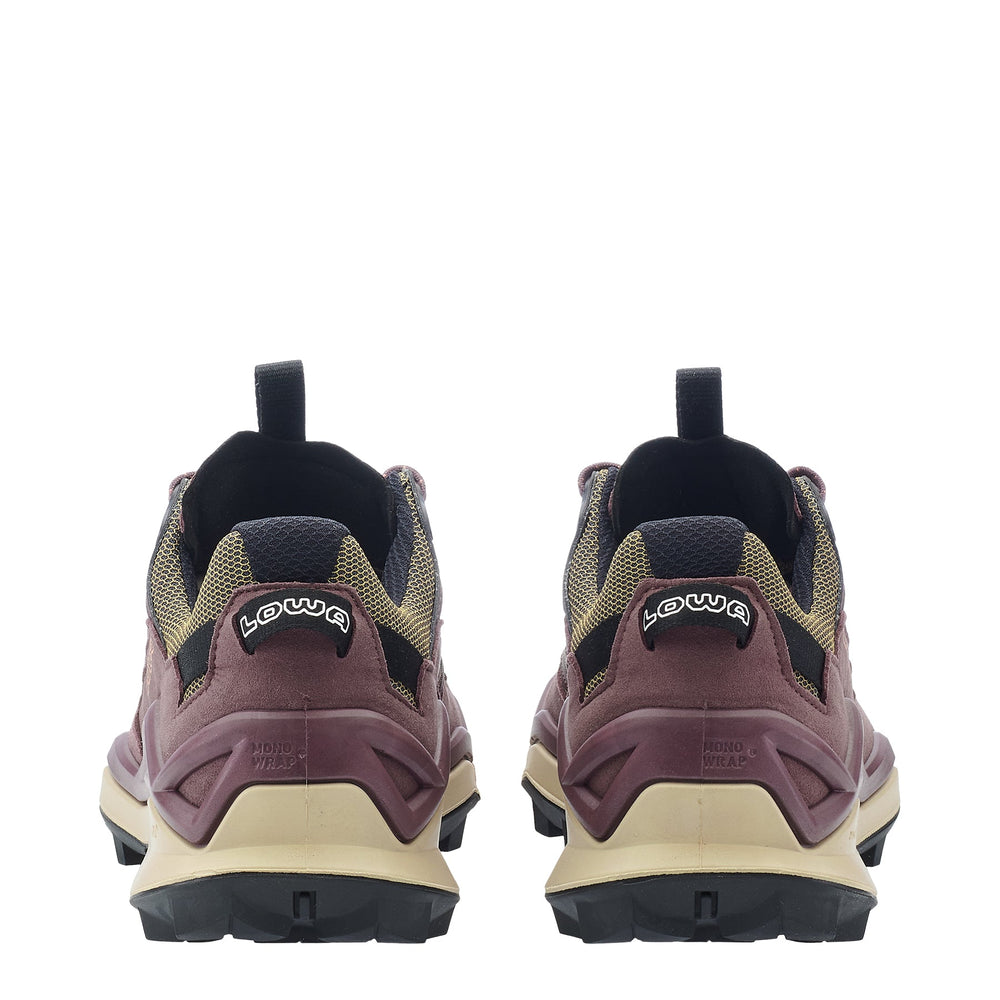 Women's LOWA MADDOX PRO LO WS hiking shoe in BROWN ROSE/PEACH for hiking. SKU 3216405127