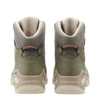Women's LOWA RENEGADE EVO GTX MID WS hiking boot in SAGE with GORE-TEX waterproof protection for hiking and mountain use. SKU 3219160934