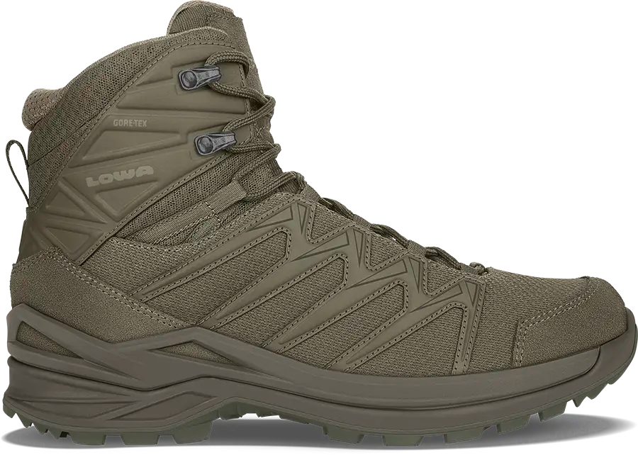 Ranger Green hiking boot with LOWA logo 