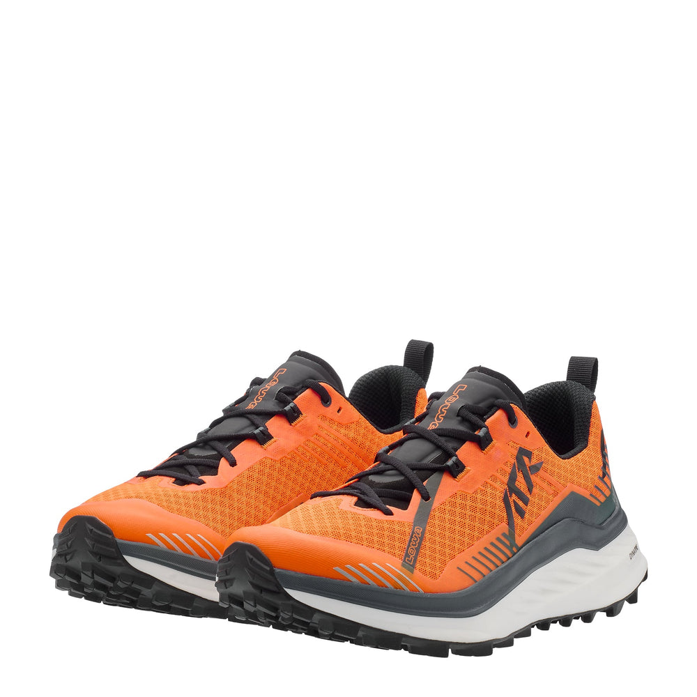 Men's LOWA SKYTERRA trail running shoe in ORANGE/BLACK for trail running. SKU 3118702009